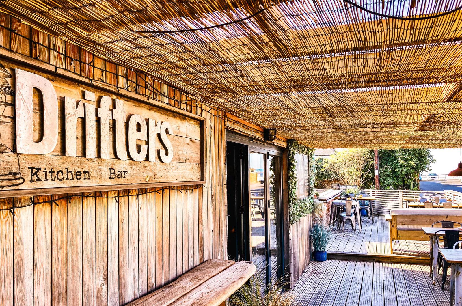 Image of drifters bar in the shade of the day